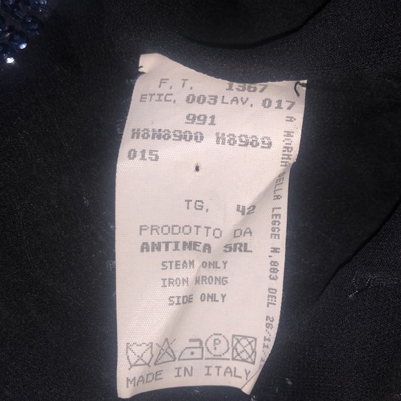 Vintage Emporio Armani Silk Sequin Mini-Skirt - Picture 6 of 14